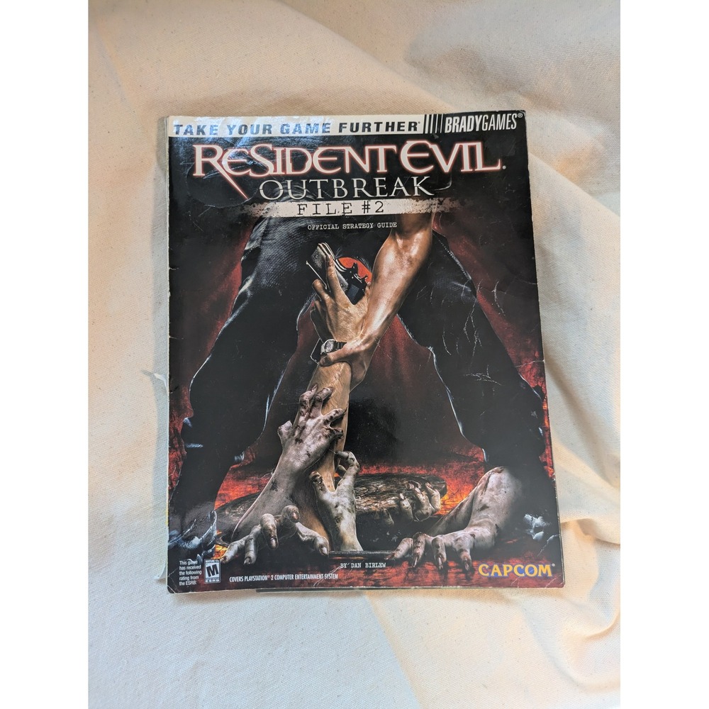 Resident Evil Outbreak File 2 Strategy Guide BradyGames PS2 Capcom Dan Birlew